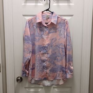 ASOS Pink and Lavender Patterned Shirt